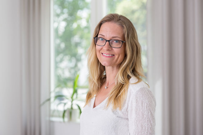 Bild på Anneli, medarbetare på IAF